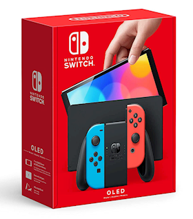 Portable game console Nintendo Switch OLED Neon Red-Blue
